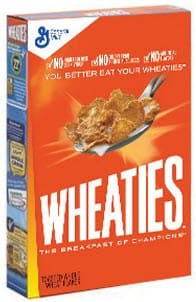 Wheaties brand cold cereal
