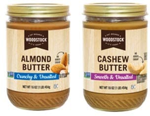 Woodstock brand seed butters