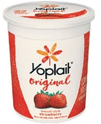 Yoplait brand yogurt