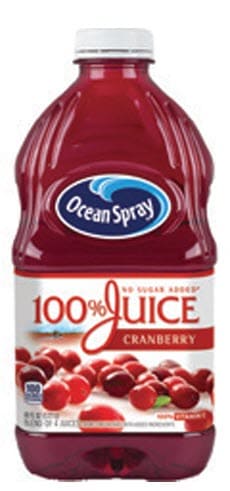 Ocean Spray brand juice