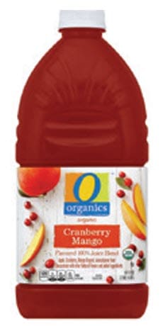 O Organics brand juice