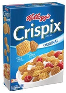 Kellogg's Crispix brand cold cereal