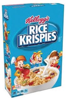 Kellogg's Rice Krispies brand cold cereal