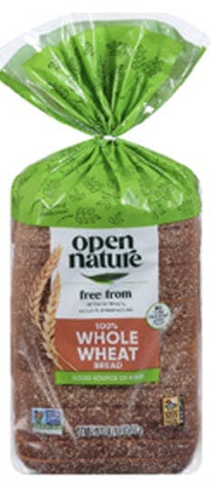 Open Nature 100% Whole Wheat Bread - 24 ounce