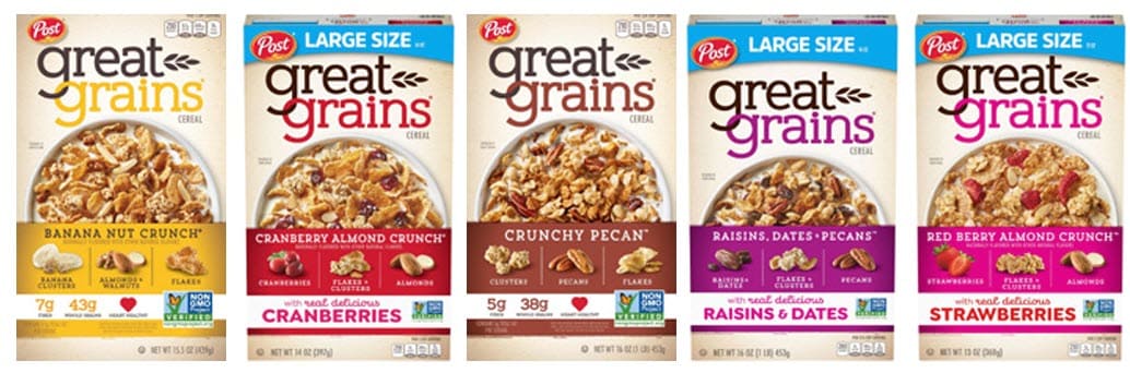 Great Grains brand cold cereal