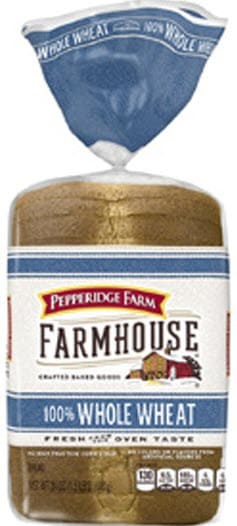 Pepperidge Farm Farmhouse 100% Whole Wheat Bread - 24 ounce