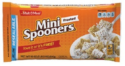 Malt O Meal brand cold cereal