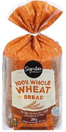 Signature Select 100% Whole Wheat Bread - 24 ounce