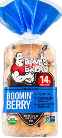 Dave’s Killer Bread Boomin’ Berry Bagels - 16.75 ounce