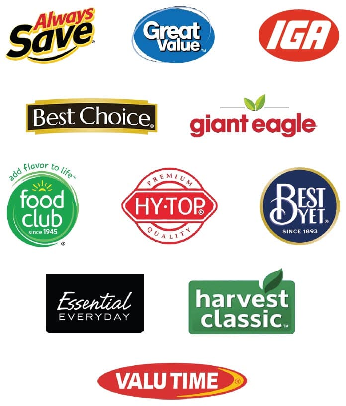 LIST OF SOME APPROVED STORE BRANDS/LABELS OF JUICE 