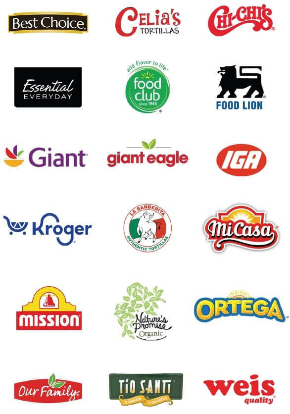 Brands of whole wheat tortillas allowed