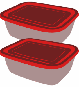 two food tubs