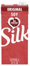 Silk brand soymilk