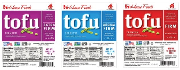 House Foods brand tofu