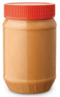 A jar of peanut butter