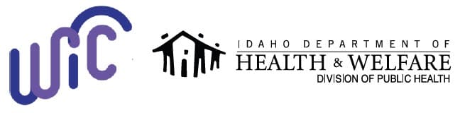 WIC logo displayed next to the Idaho Department of Health and Welfare, Division of Public Health logo.