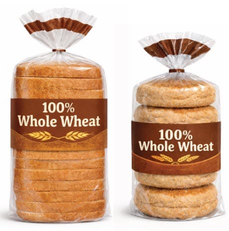 100 percent whole wheat bread examples