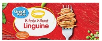 Great Value brand pasta