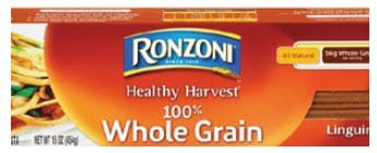 Ronzoni Healthy Harvest brand pasta