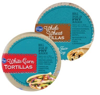 Kroger brand tortillas