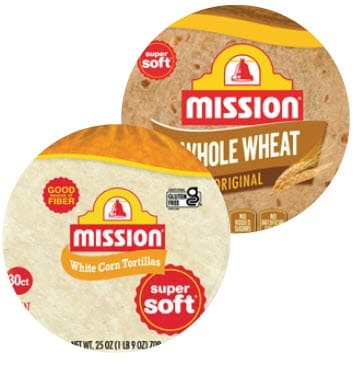 Mission brand tortillas