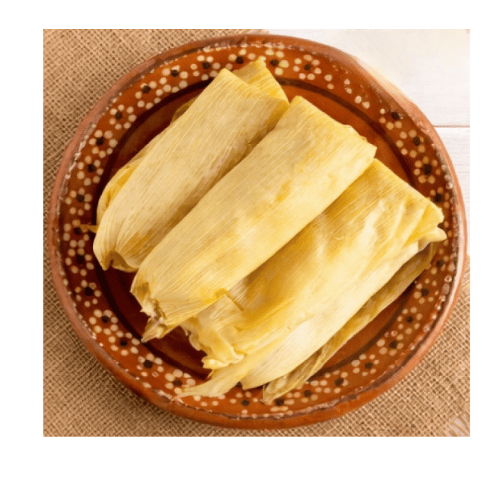 Tamales on a plate