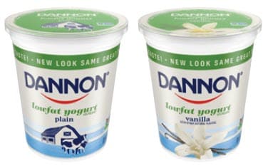 Dannon brand low fat yogurt
