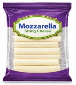 Bag of Mozzarella String Cheese