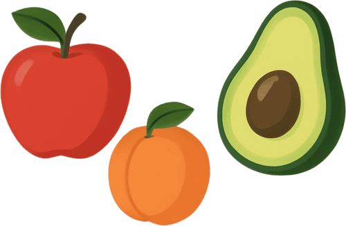 Apple, Apricots and Avocado