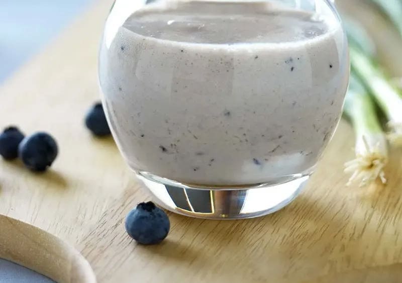 Blueberry Salad Dressing in a bowl