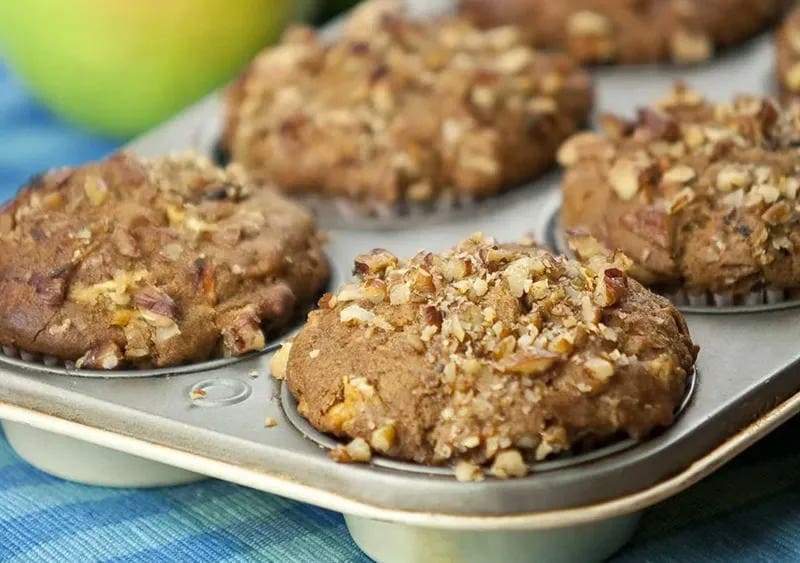 Muffins in a muffin pan